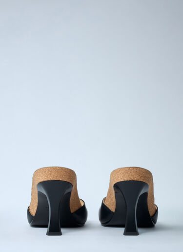 Balenciaga Scholl Heeled Sandals Black bal0261029