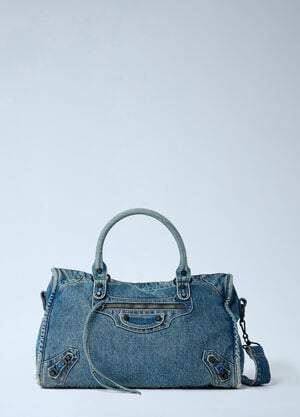 Balenciaga Medium Le City Denim Handbag Denim bal0261033