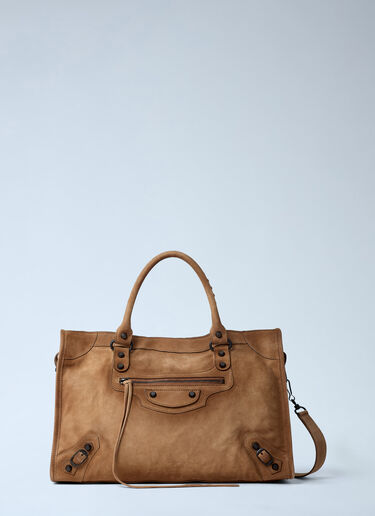 Medium Suede Le City Handbag Balenciaga Medium Suede Le City Handbag Black bal0261036