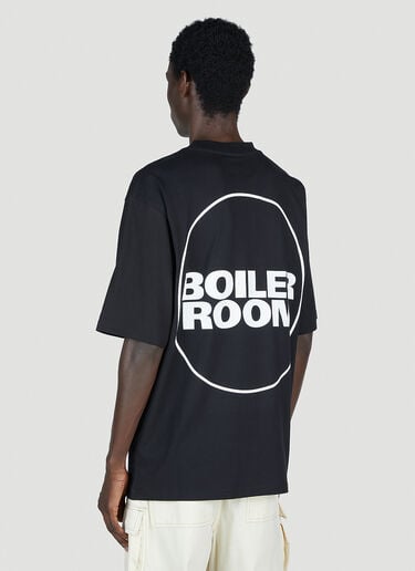 로고 티셔츠 Boiler Room 로고 티셔츠 블랙 bor0153003