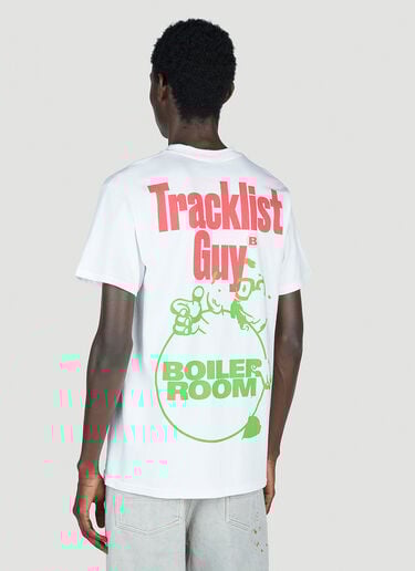 트랙리스트 티셔츠 Boiler Room 트랙리스트 티셔츠 화이트 bor0153014