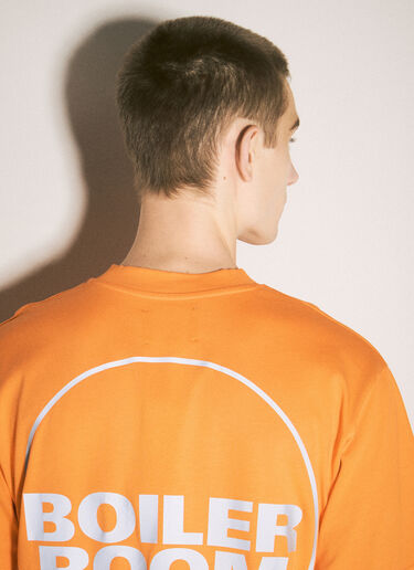Logo Print T-Shirt Boiler Room Logo Print T-Shirt Orange bor0155007