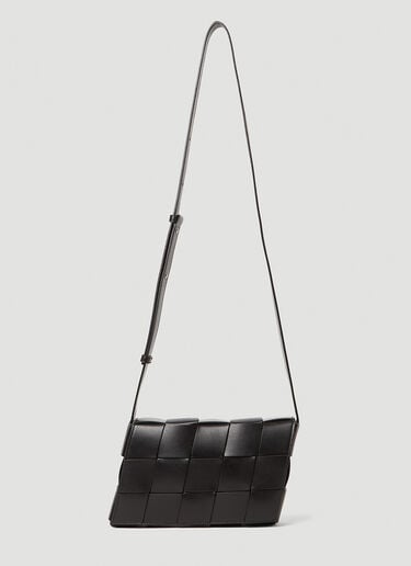 Bottega Veneta 스피드 카세트 미디엄 크로스바디 백  블랙 bov0154020