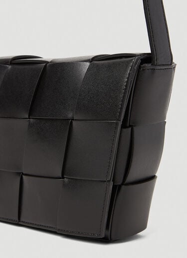 Bottega Veneta 스피드 카세트 미디엄 크로스바디 백  블랙 bov0154020