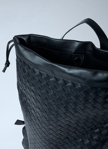 Bottega Veneta Intrecciato Trail Backpack Black bov0162012