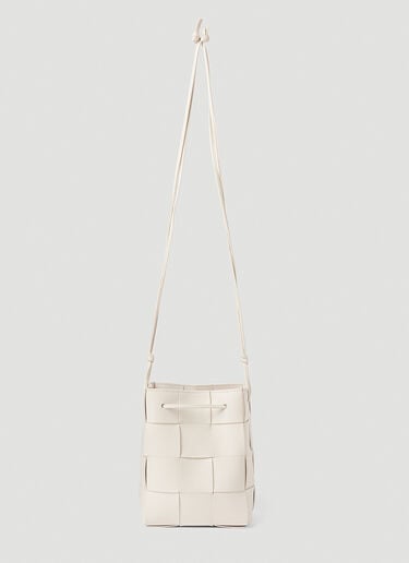 Small Cassette Bucket Bag Bottega Veneta Small Cassette Bucket Bag Cream bov0253041