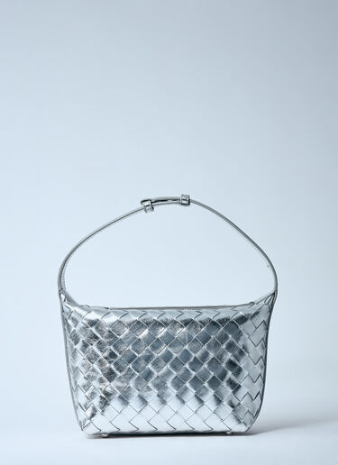 ミニウォレス ショルダーバッグ Bottega Veneta ミニウォレス ショルダーバッグ シルバー bov0259073