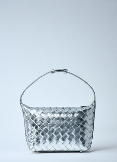 ミニウォレス ショルダーバッグ Bottega Veneta ミニウォレス ショルダーバッグ シルバー bov0259073