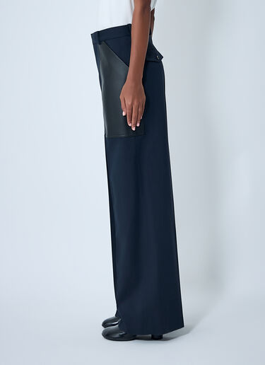 Compact Wool And Cotton Twill Pants Bottega Veneta Compact Wool And Cotton Twill Pants Blue bov0261011