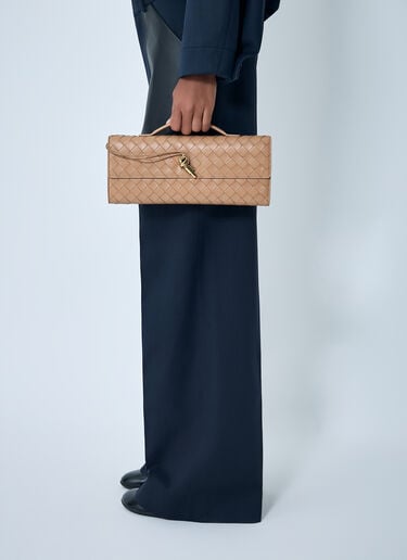Long Andiamo Clutch Bottega Veneta Long Andiamo Clutch Beige bov0262005