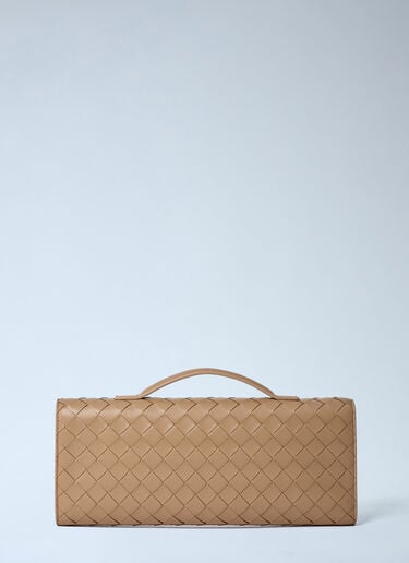 Bottega Veneta Long Andiamo Clutch Beige bov0262005