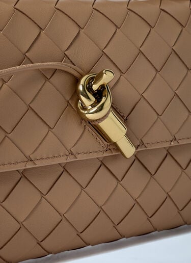 Bottega Veneta Long Andiamo Clutch Beige bov0262005