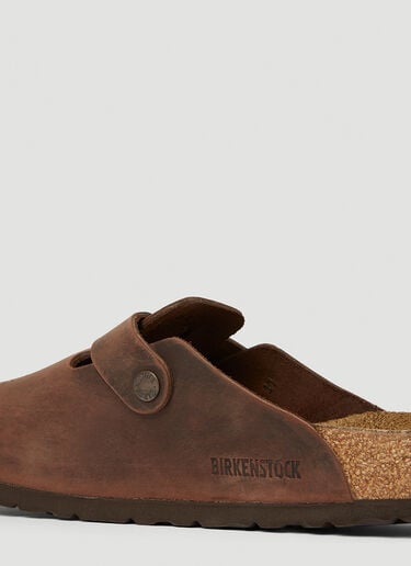 보스턴 오일드 가죽 뮬 Birkenstock 보스턴 오일드 가죽 뮬 브라운 brk0344003