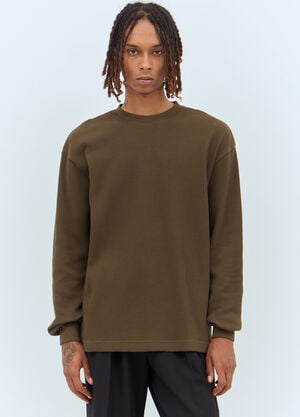Burberry EKD 华夫格针织上衣  棕色 bur0157017