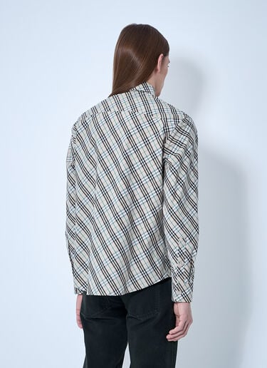 Burberry Check Shirt Brown bur0159009