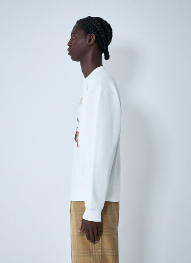 Burberry Logo Motif Sweatshirt White bur0161009