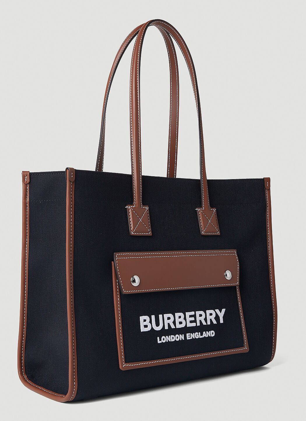 Burberry Freya Small Tote Bag in Black | LN-CC