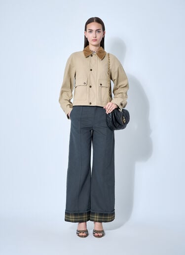 Casual Short Jacket Burberry Casual Short Jacket Beige bur0259029