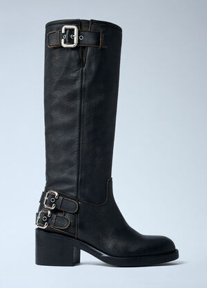 Chloé Dakota Leather Boots Black chl0262031