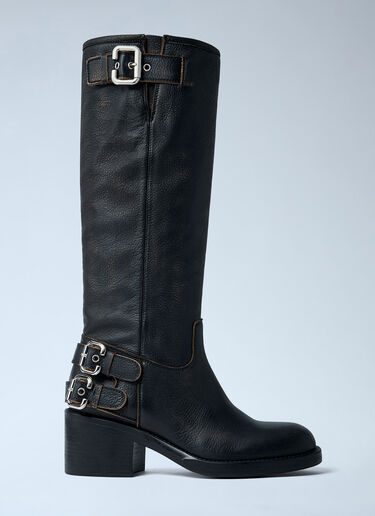 Chloé Dakota Leather Boots Black chl0262031
