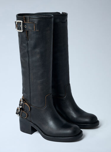 Chloé Dakota Leather Boots Black chl0262031