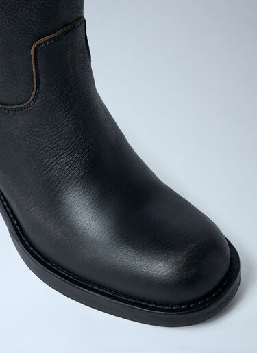 Chloé Dakota Leather Boots Black chl0262031