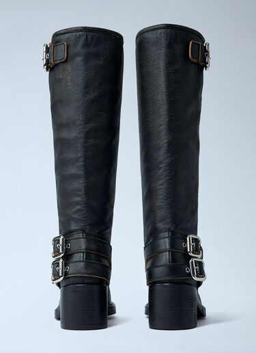 Chloé Dakota Leather Boots Black chl0262031