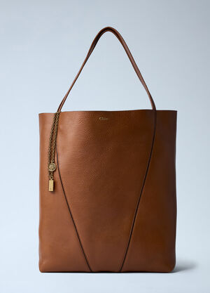 Chloé Small Spin Handbag Brown chl0262043