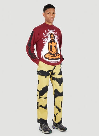애뮬릿 롱 슬리브 T-셔츠 Come Tees 애뮬릿 롱 슬리브 T-셔츠 레드 com0350001