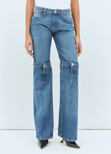 Coperni Open-Knee Jeans Blue cpn0257005