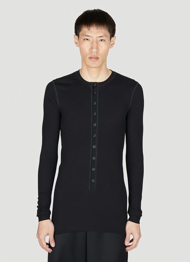 Henley 长袖上衣 Dolce & Gabbana Henley 长袖上衣 黑色 dol0152008