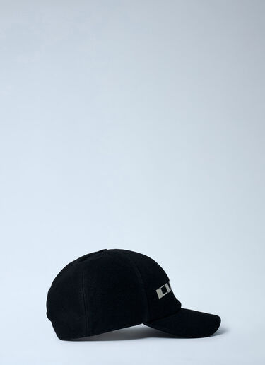 Rick Owens DRKSHDW Embroidered Baseball Cap Black drk0162019