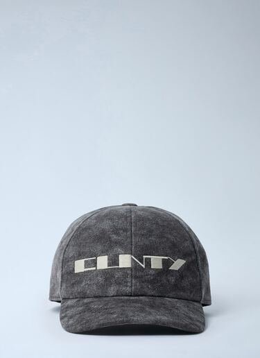 Rick Owens DRKSHDW Embroidered Baseball Cap Grey drk0162020