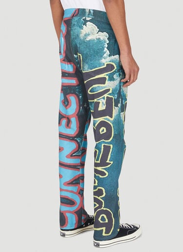 DRx x STEFAN MEIER x LN-CC Powerful Connection Cloud Jeans Blue drs0350010