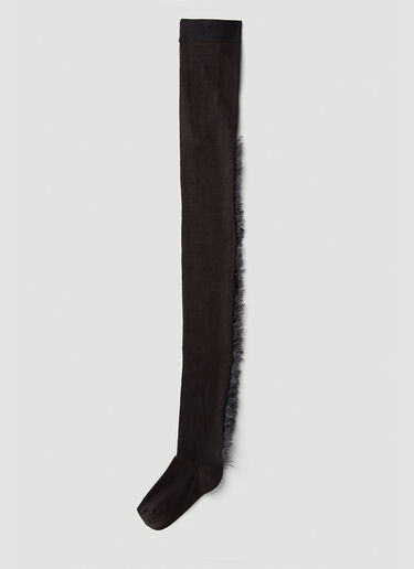 Frayed Trim Tights Durazzi Milano Frayed Trim Tights Grey drz0250034