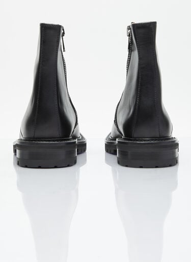 Dries Van Noten 皮革切尔西靴 黑色 dvn0154029