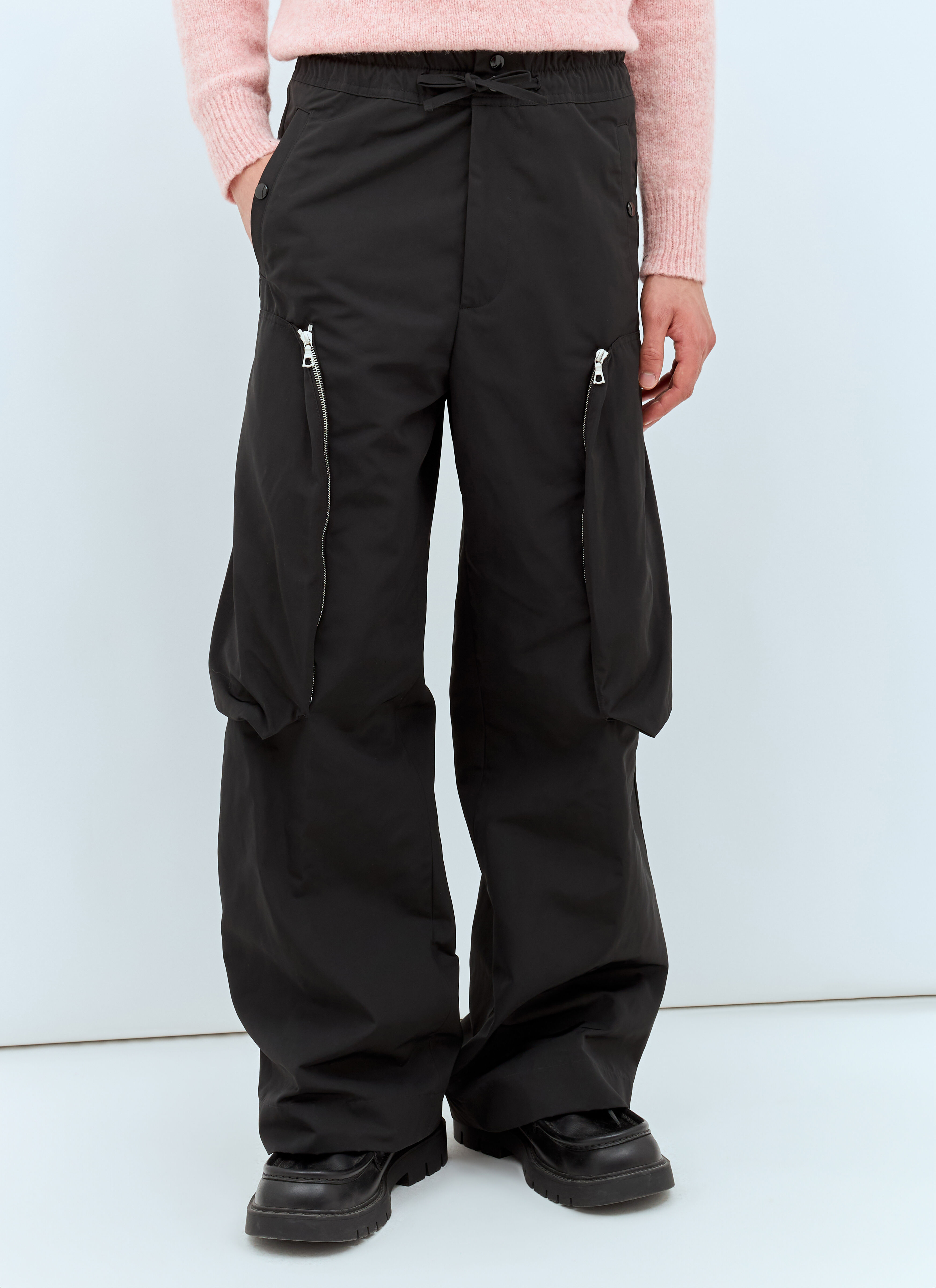 [DRIES VAN NOTEN] 黒スラックス ブラック（黒）系 S Dries Van Noten(ドリス ヴァン ノッテン
