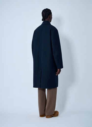 Dries Van Noten ウールブレンドコート  ネイビー dvn0162001