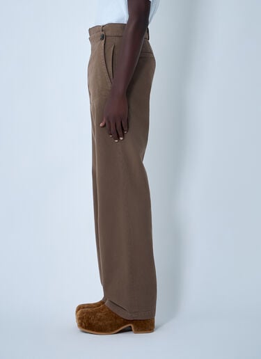 Dries Van Noten ペニーコットンパンツ  ブラウン dvn0162011