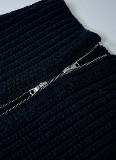 Dries Van Noten Zip-Up Scarf Black dvn0162023