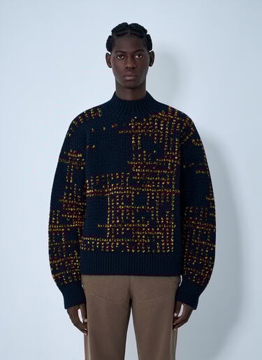 ウール混紡セーター Dries Van Noten ウール混紡セーター ブラック dvn0162026