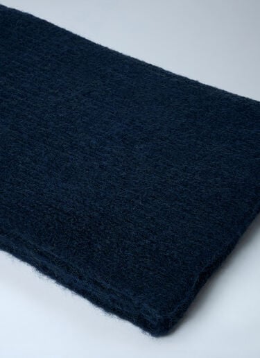 Knit Scarf Dries Van Noten Knit Scarf Navy dvn0162027