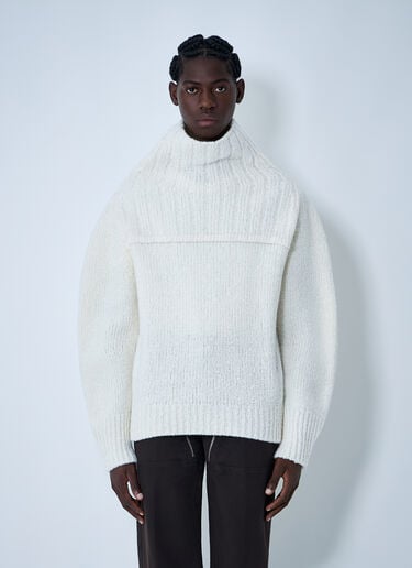 Dries Van Noten ウールセーター  ホワイト dvn0162028