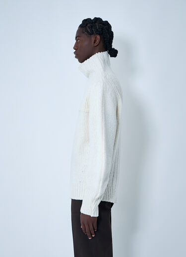 Dries Van Noten ウールセーター  ホワイト dvn0162028