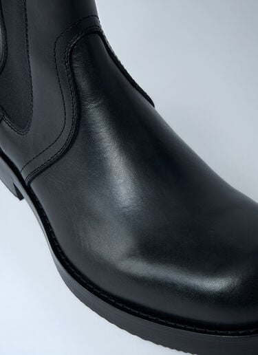 Leather Boots Dries Van Noten Leather Boots Black dvn0162033