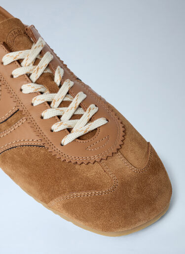 Dries Van Noten Suede Sneakers Tan dvn0162036
