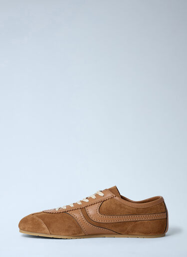 Dries Van Noten Suede Sneakers Tan dvn0162036