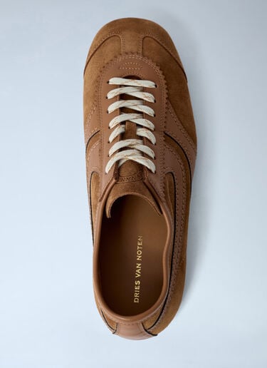 Suede Sneakers Dries Van Noten Suede Sneakers Tan dvn0162036