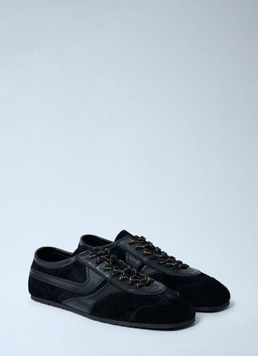 Suede Sneakers Dries Van Noten Suede Sneakers Black dvn0162037