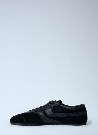 Suede Sneakers Dries Van Noten Suede Sneakers Black dvn0162037